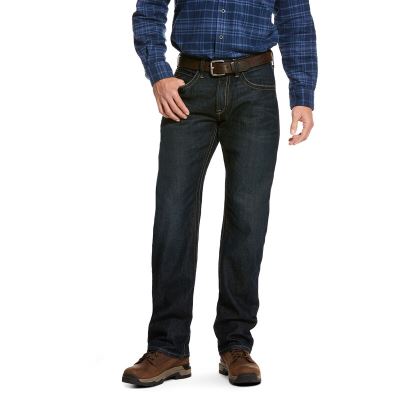 Ariat Rebar M5 Slim Mavi Kot Pantolon Erkek (14032-305)